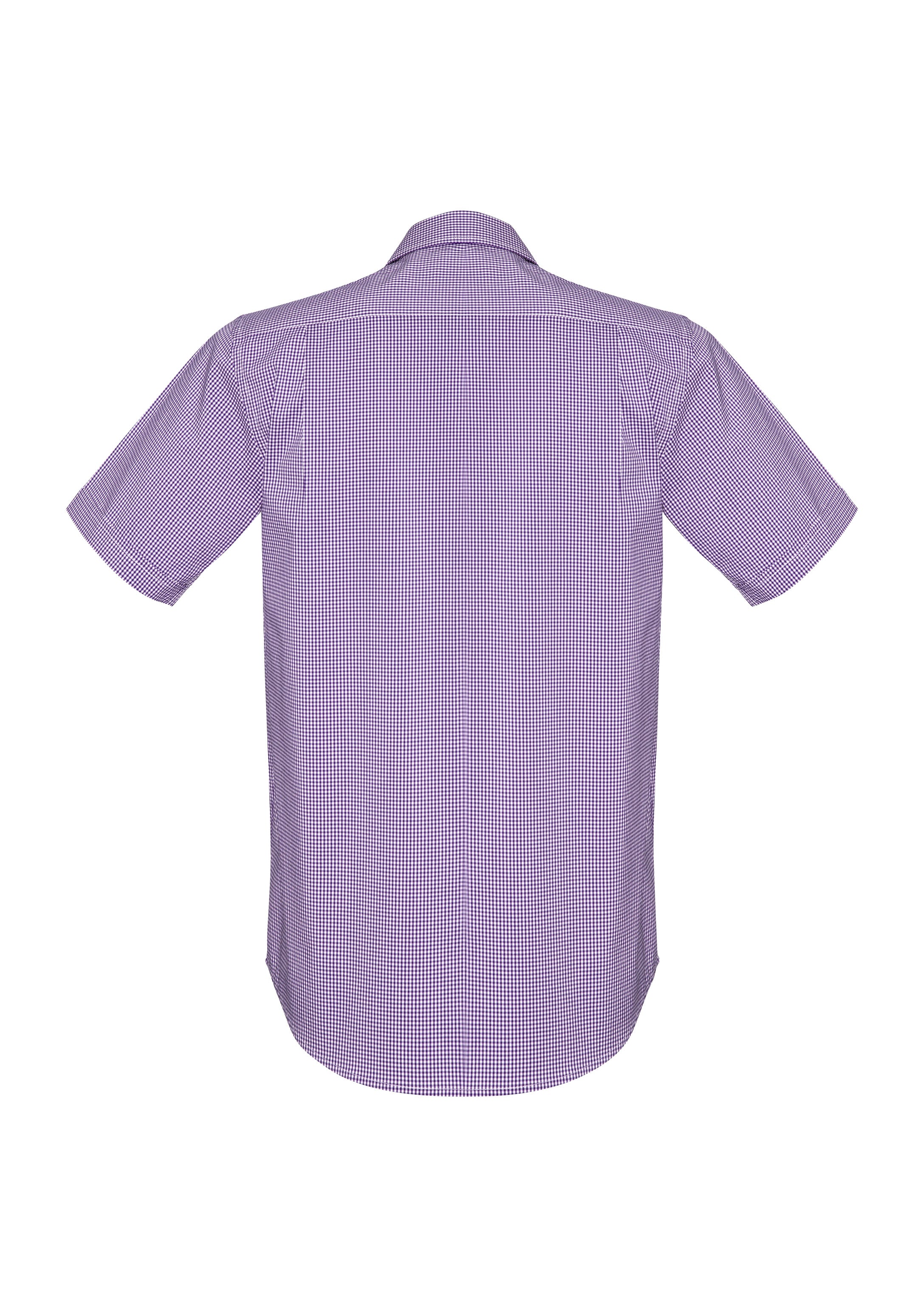 BIZ CORPORATES Mens Newport Short Sleeve Shirt 42522