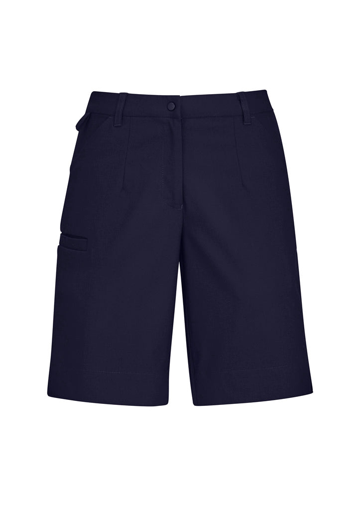 BIZ CARE Womens Comfort Waist Cargo Short CL957LS