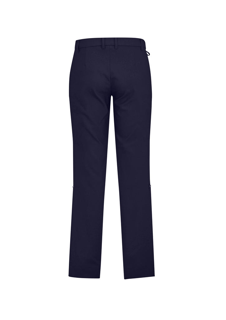 BIZ CARE Mens Comfort Waist Flat Front Pant CL958ML