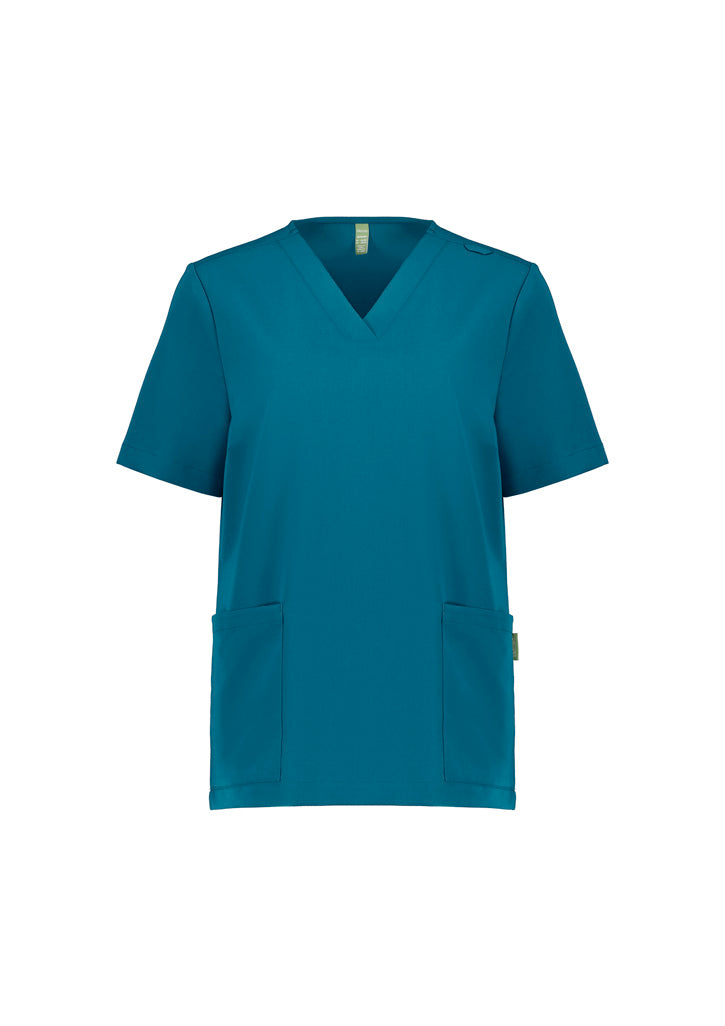 BIZ CARE Womens Pulse V-Neck Scrub Top CU543LS