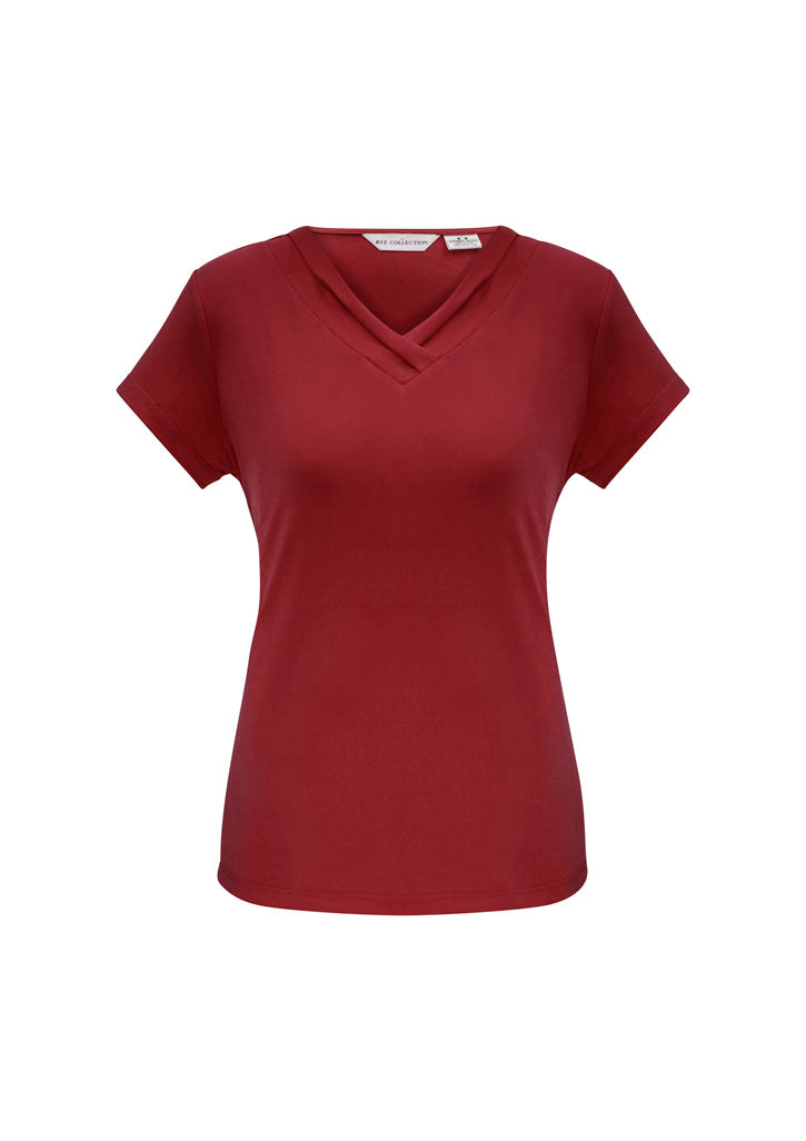 BIZ COLLECTION Womens Lana Short Sleeve Top K819LS