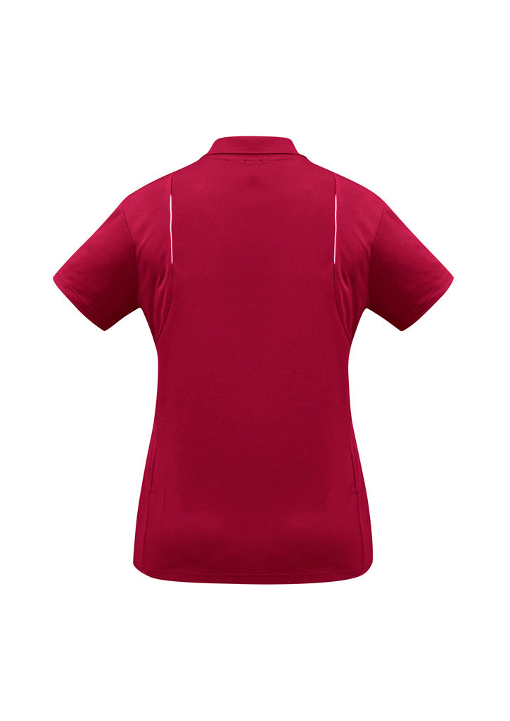 BIZ COLLECTION Womens United Short Sleeve Polo P244LS