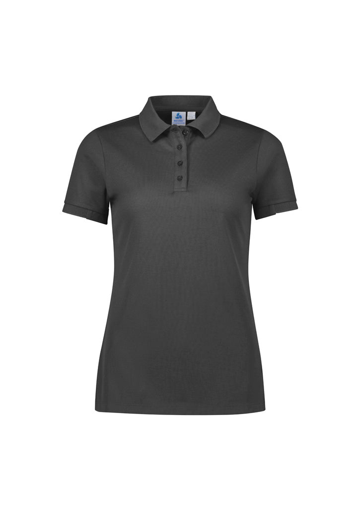 BIZ COLLECTION Womens Focus Short Sleeve Polo P313LS