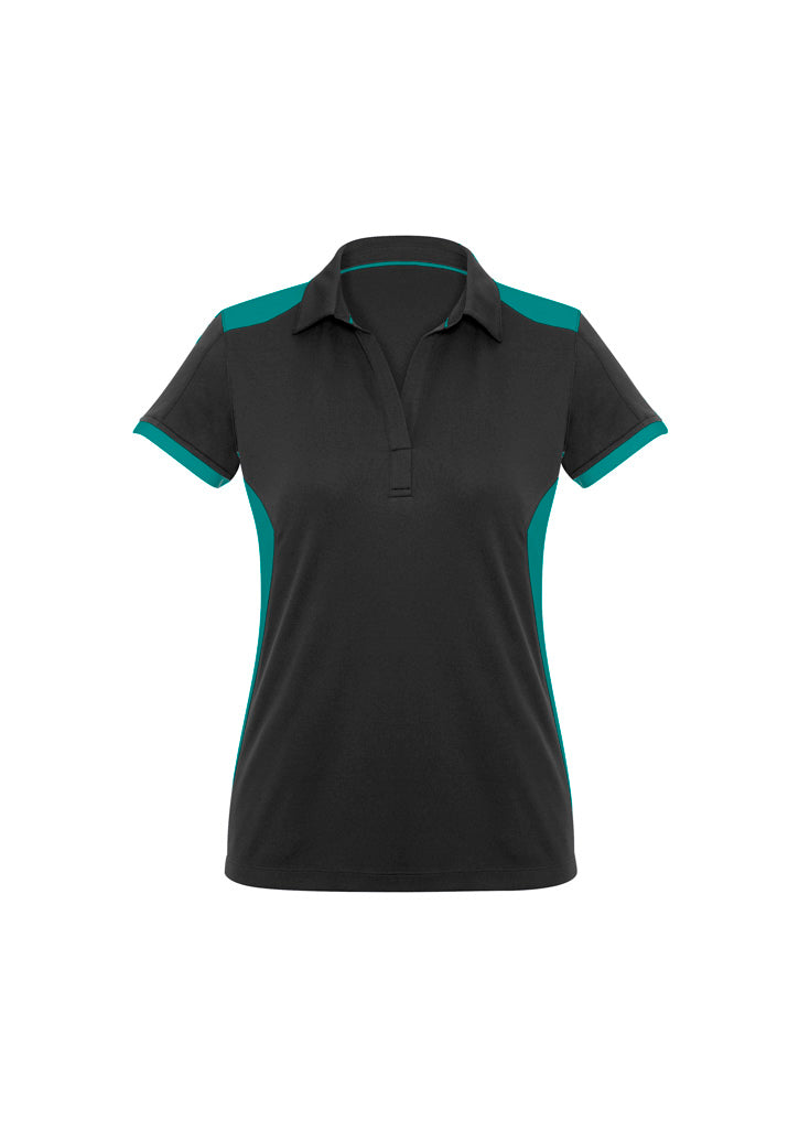 BIZ COLLECTION Womens Rival Short Sleeve Polo P705LS