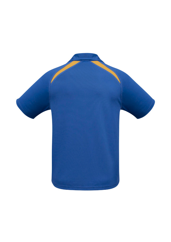 BIZ COLLECTION Mens Splice Short Sleeve Polo P7700