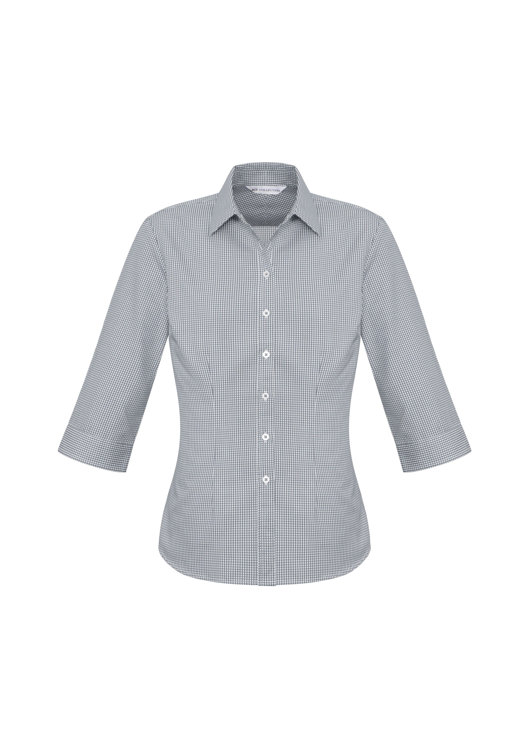 BIZ COLLECTION Womens Ellison 3/4 Sleeve Shirt S716LT