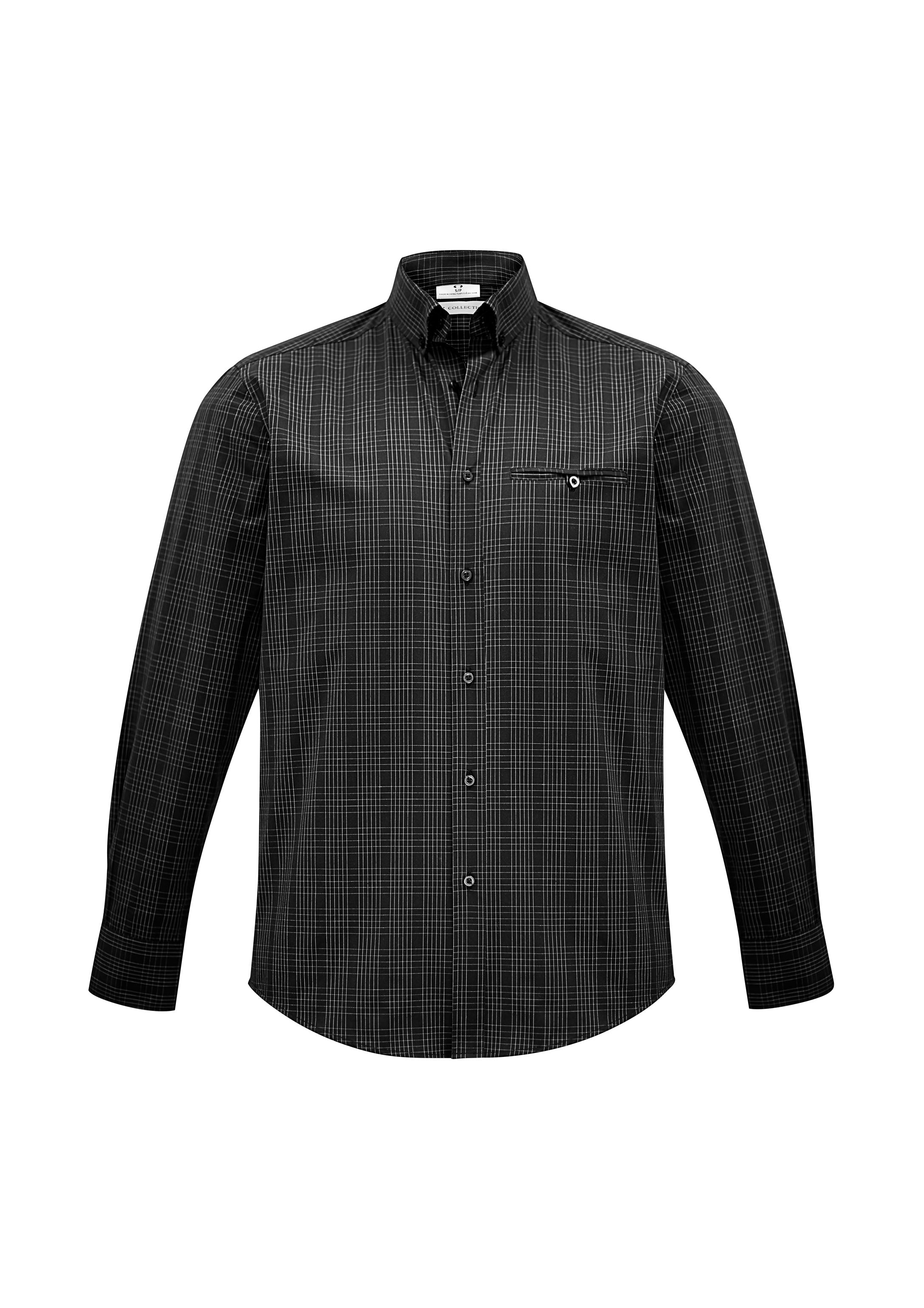 BIZ COLLECTION Mens Harper Long Sleeve Shirt S820ML