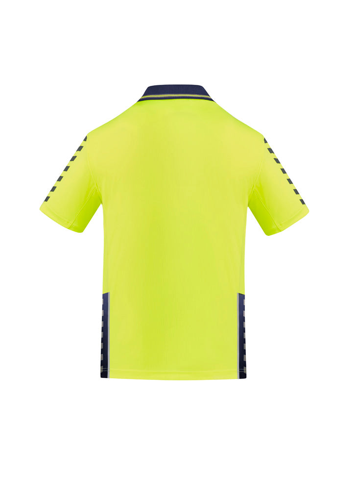 SYZMIK Mens Hi Vis Komodo Short Sleeve Polo ZH320