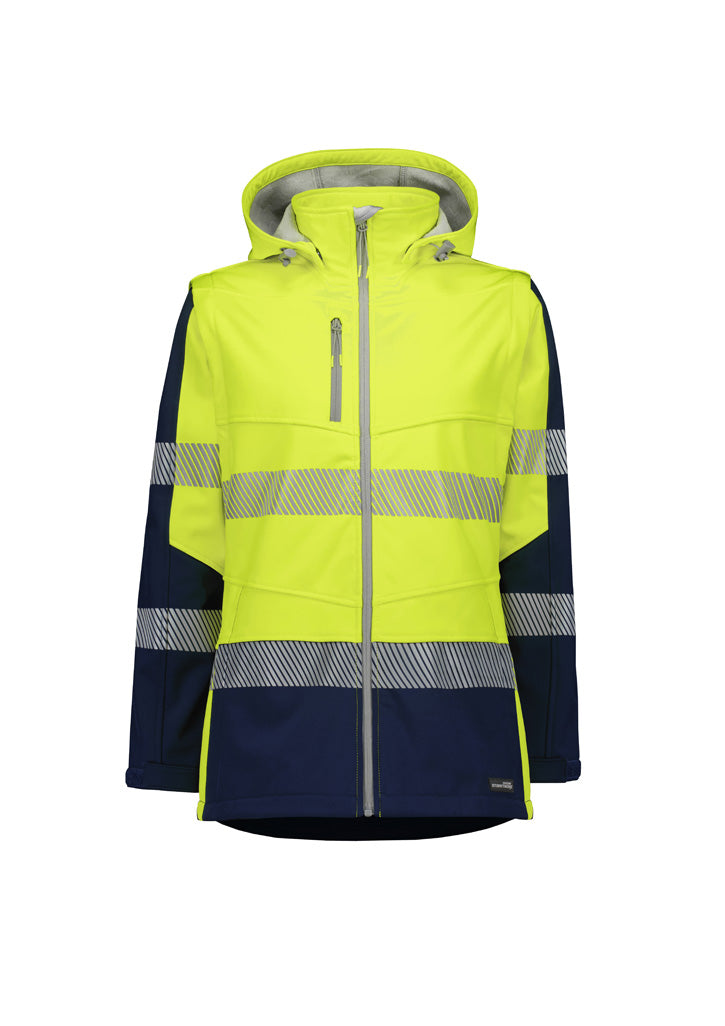 SYZMIK Womens Streetworx 2 In 1 Stretch Softshell Jacket ZJ753