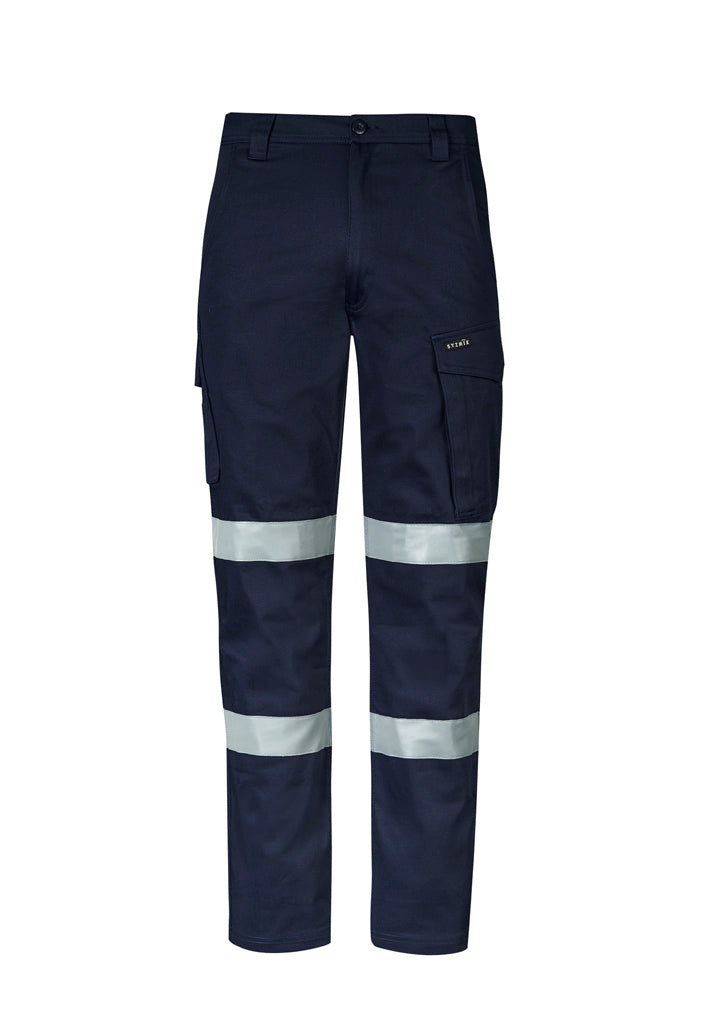 SYZMIK Mens Essential Stretch Taped Cargo Pant ZP923