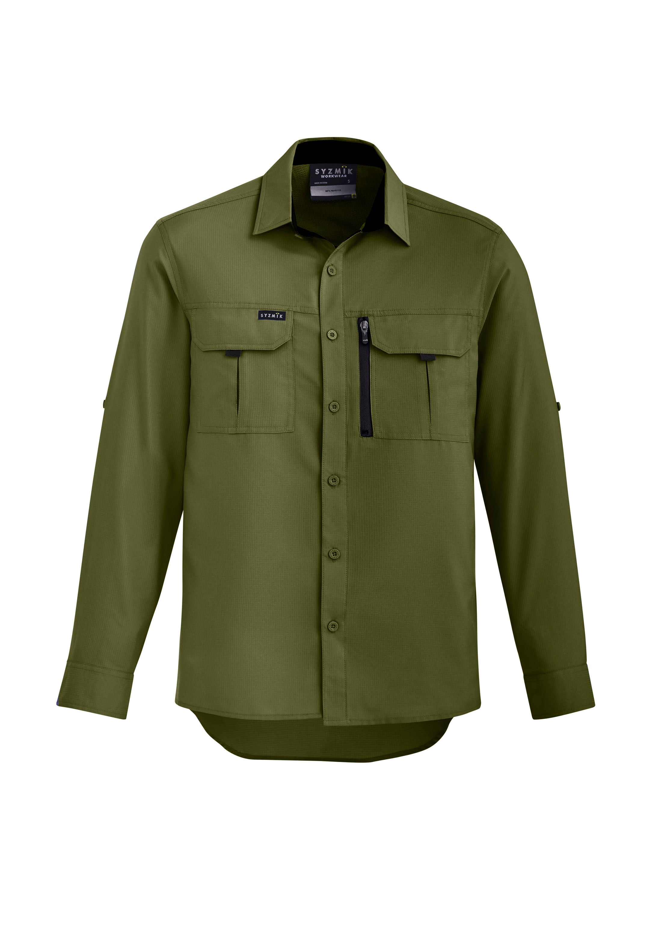 SYZMIK Mens Outdoor Long Sleeve Shirt ZW460