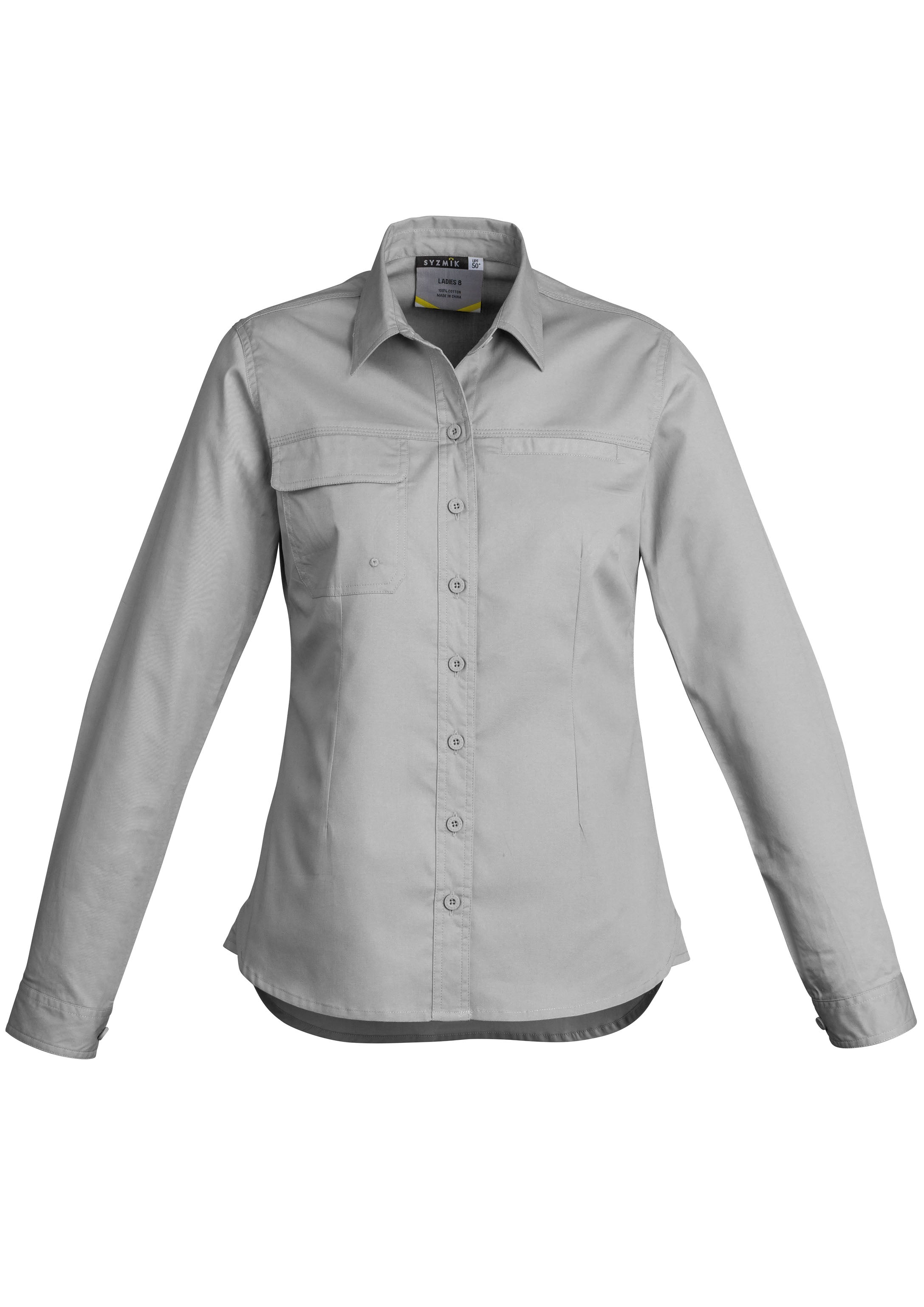 SYZMIK Womens Lightweight Tradie Long Sleeve Shirt ZWL121