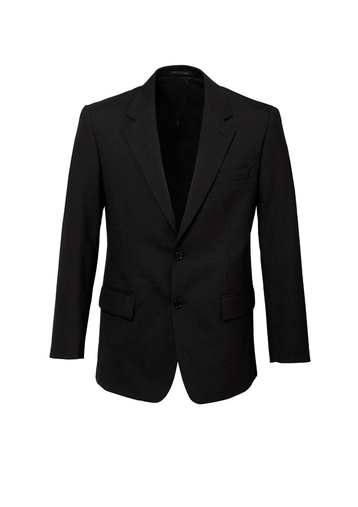 BIZ CORPORATES Mens Comfort Wool Stretch 2 Button Classic Jacket 84011