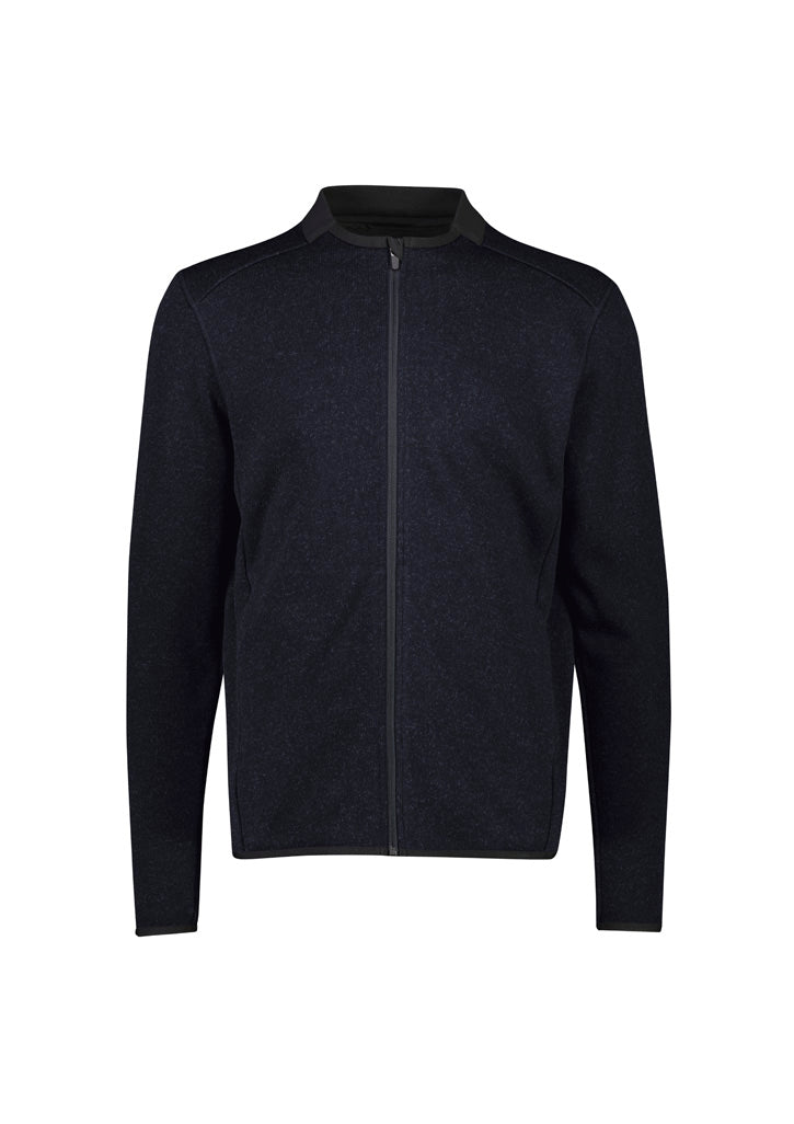 BIZ CARE Mens Nova Zip Front Jumper CO342MJ