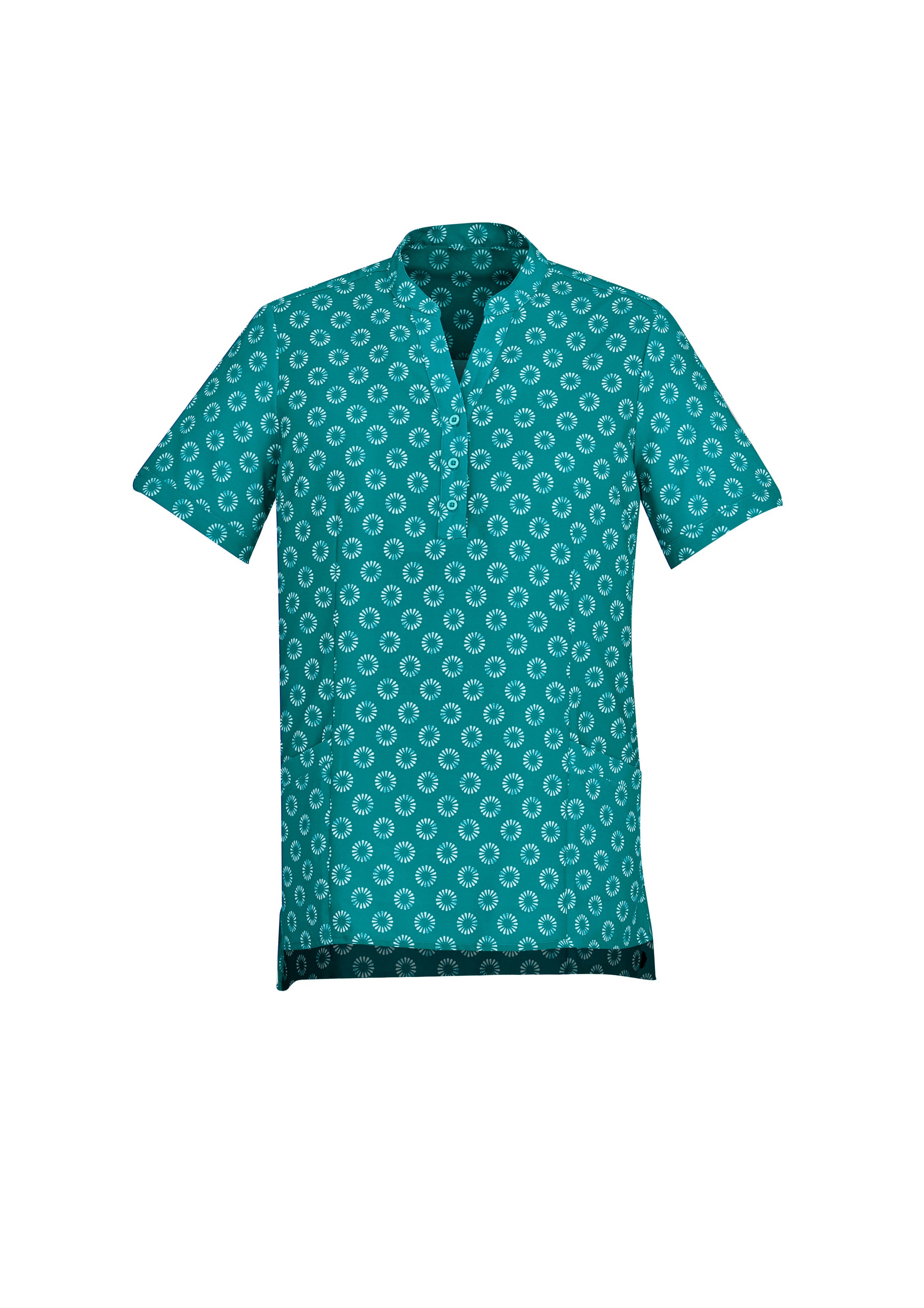 BIZ CARE Womens Florence Daisy Print Tunic CS950LS