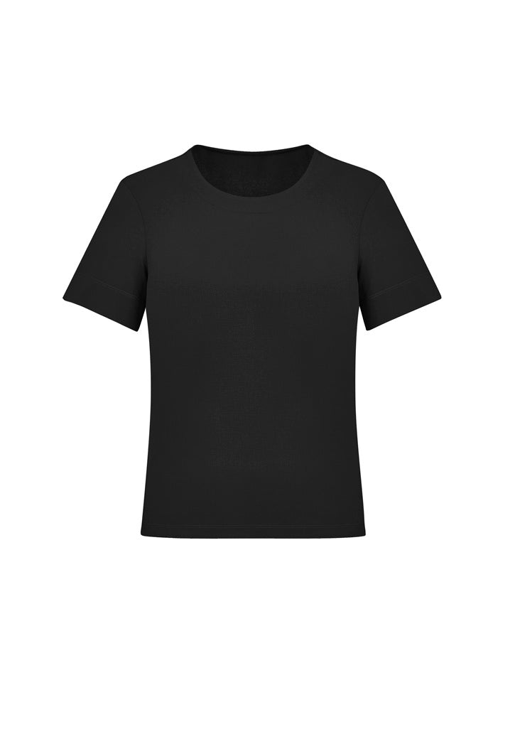 BIZ CARE Womens Marley Short Sleeve Jersey Top CS952LS