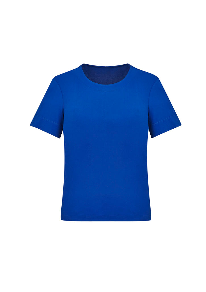 BIZ CARE Womens Marley Short Sleeve Jersey Top CS952LS