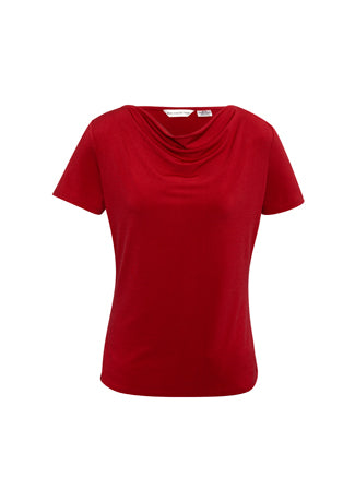 BIZ COLLECTION Ladies Ava Drape Knit Top K625LS