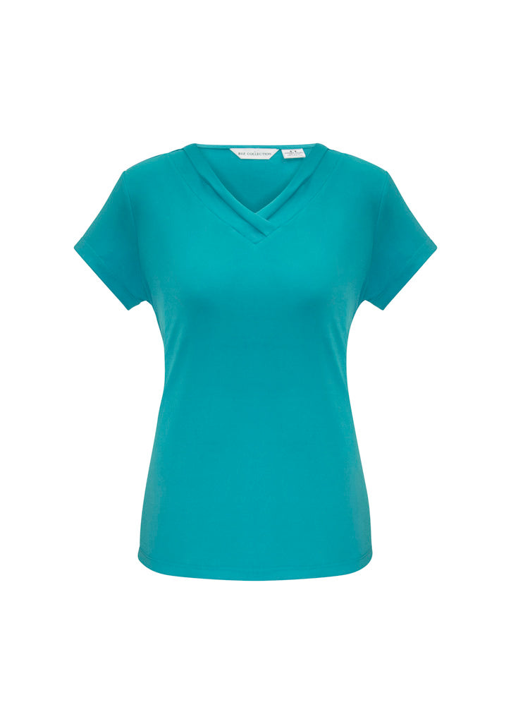 BIZ COLLECTION Womens Lana Short Sleeve Top K819LS