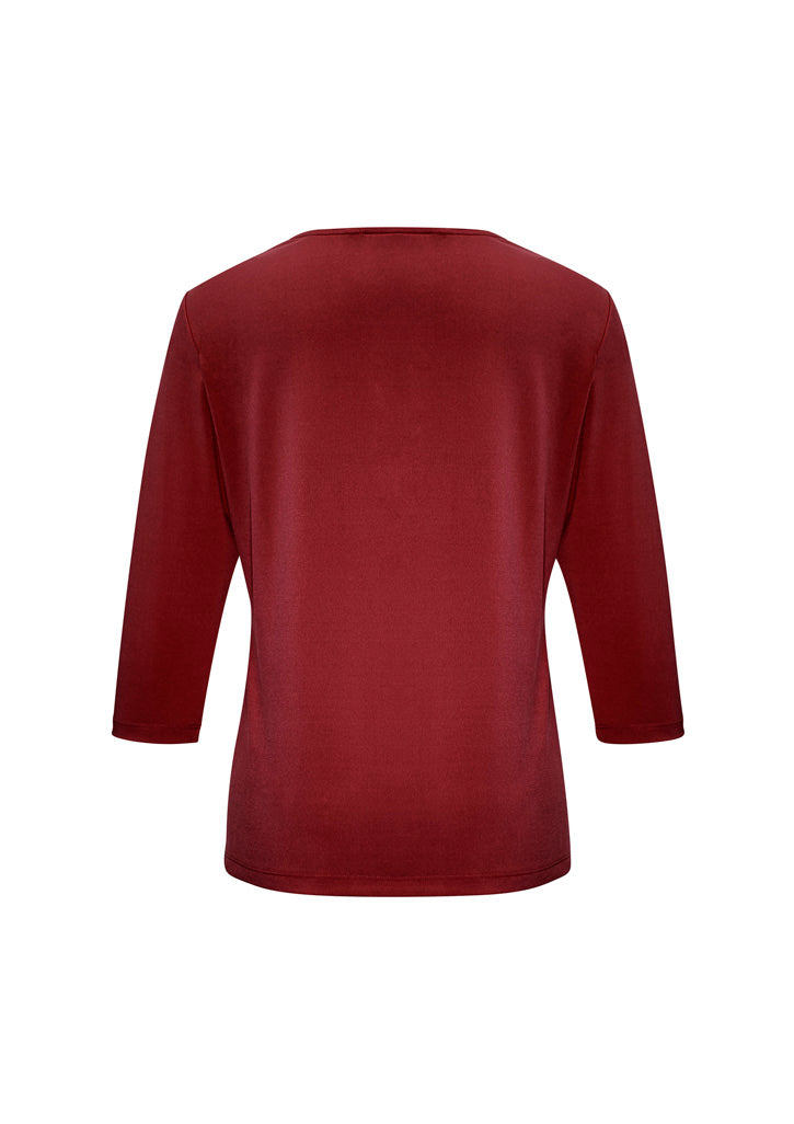 BIZ COLLECTION Womens Lana 3/4 Sleeve Top K819LT