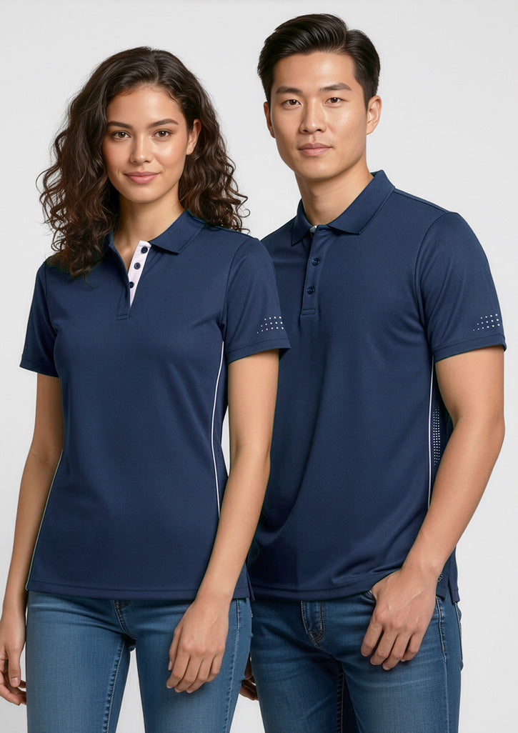 BIZ COLLECTION Mens Balance Short Sleeve Polo P200MS