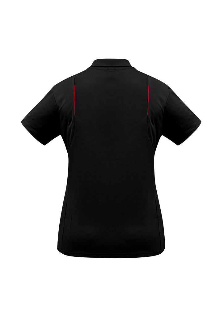 BIZ COLLECTION Womens United Short Sleeve Polo P244LS