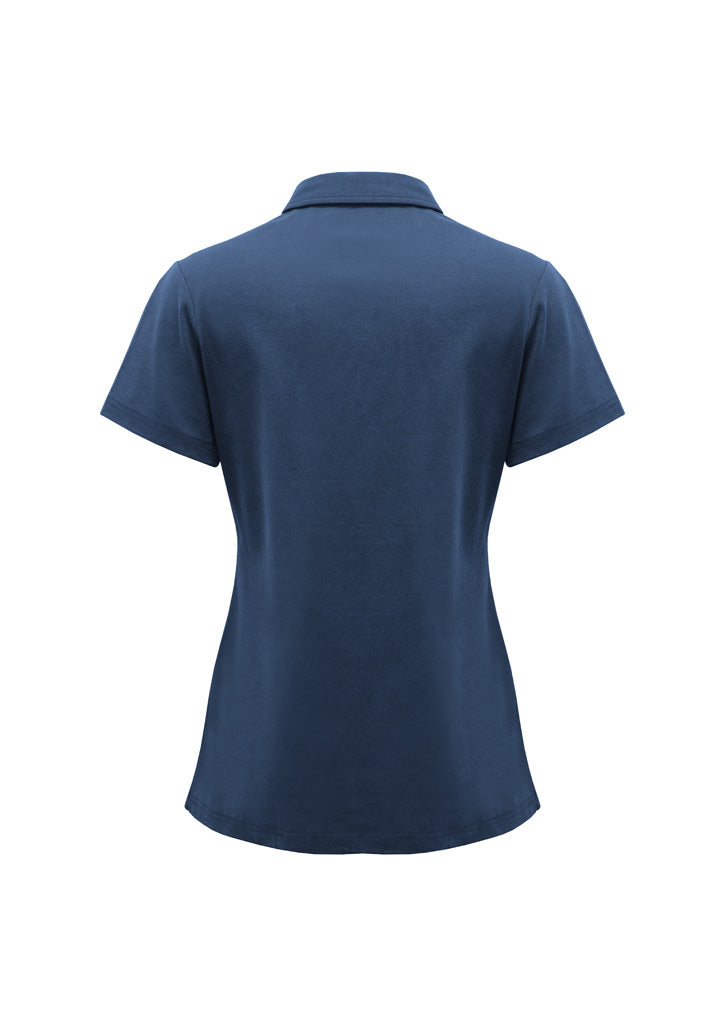 BIZ COLLECTION Womens Lotus Short Sleeve Polo P515LS
