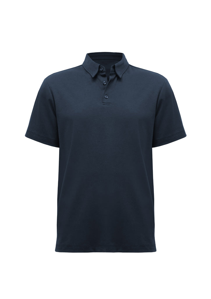 BIZ COLLECTION Mens Lotus Short Sleeve Polo P515MS