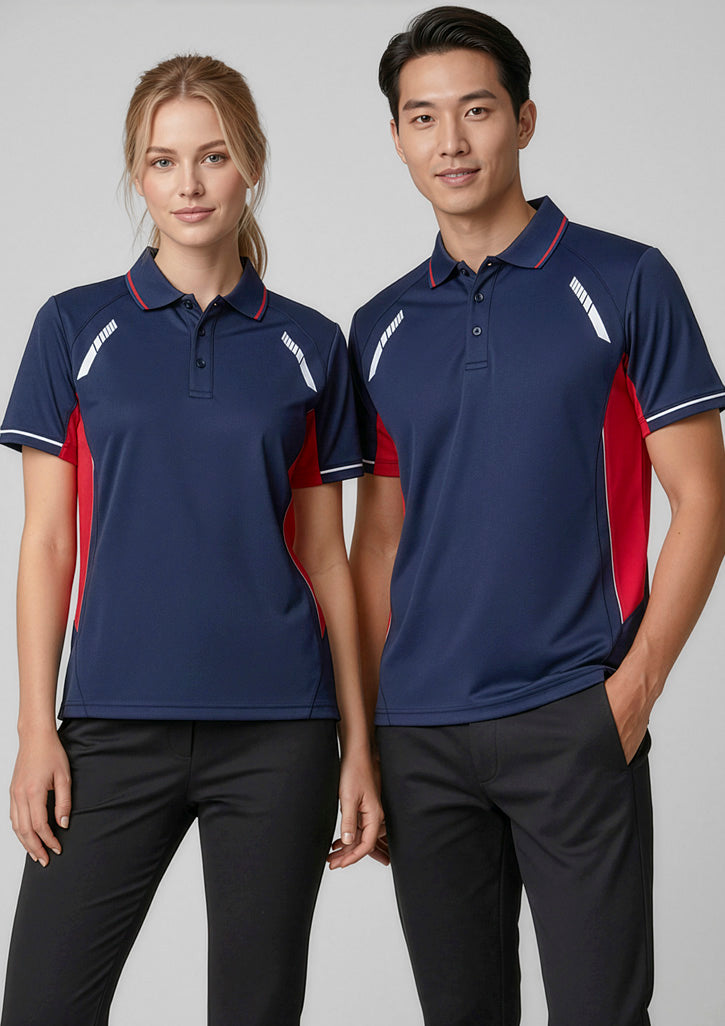 BIZ COLLECTION Womens Renegade Short Sleeve Polo P700LS