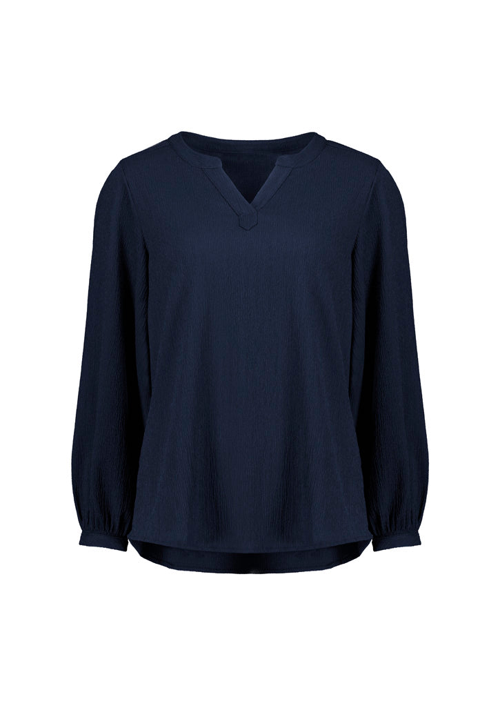 BIZ CORPORATES Womens Ruche Long Sleeve Blouse RU568LL