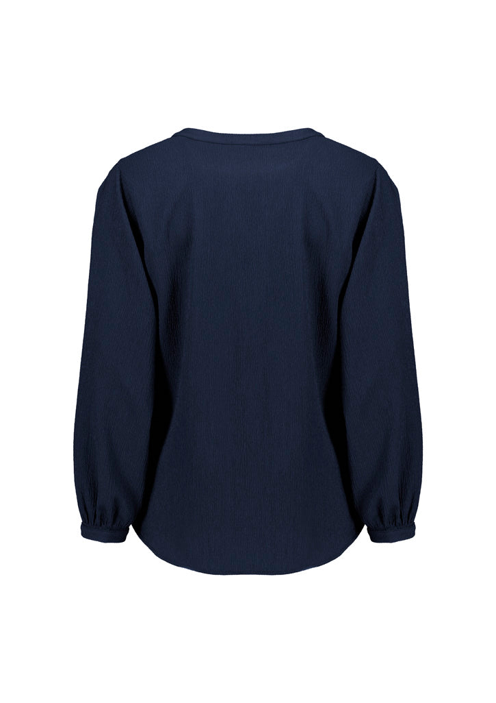 BIZ CORPORATES Womens Ruche Long Sleeve Blouse RU568LL