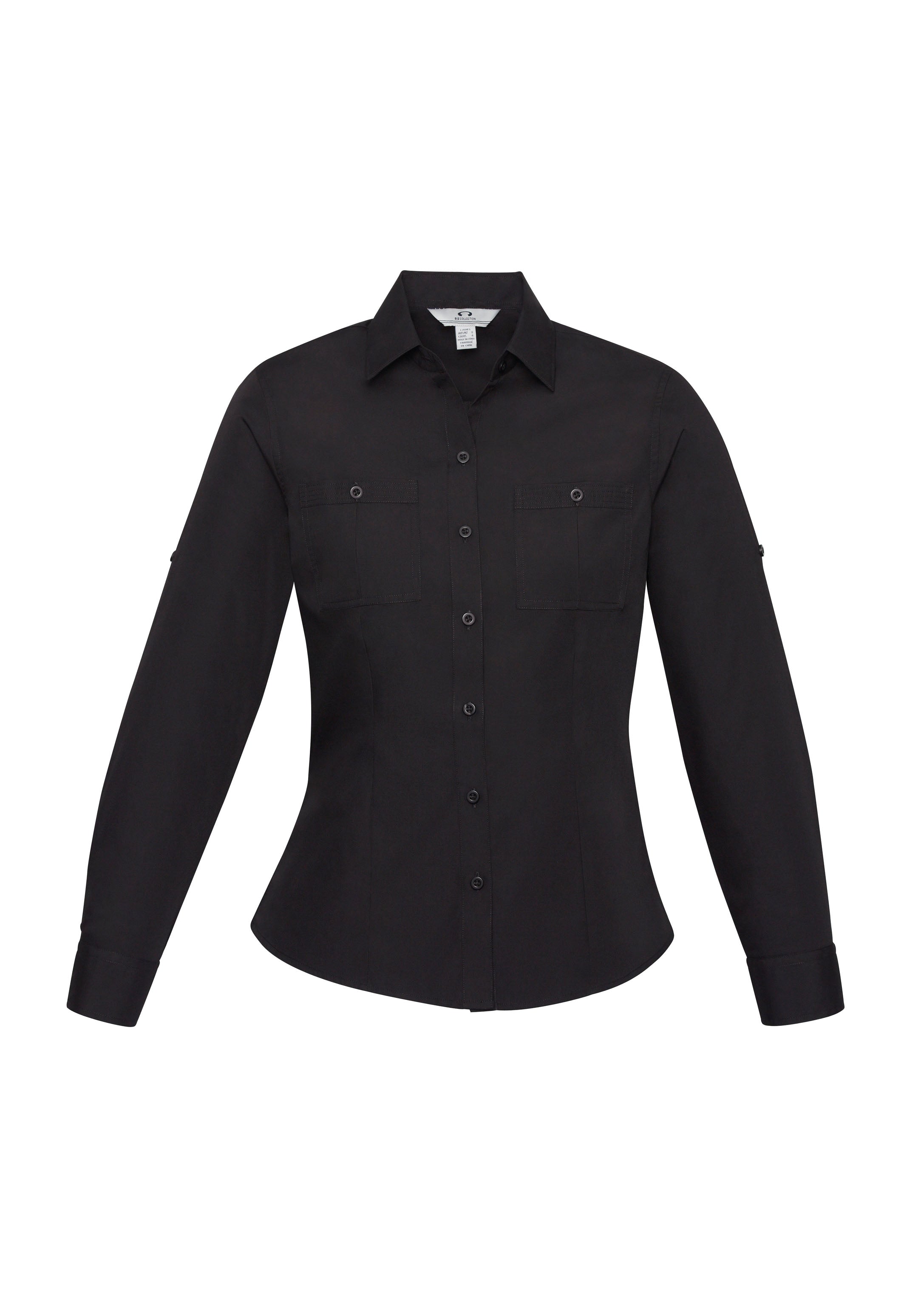 BIZ COLLECTION Womens Bondi Long Sleeve Shirt S306LL