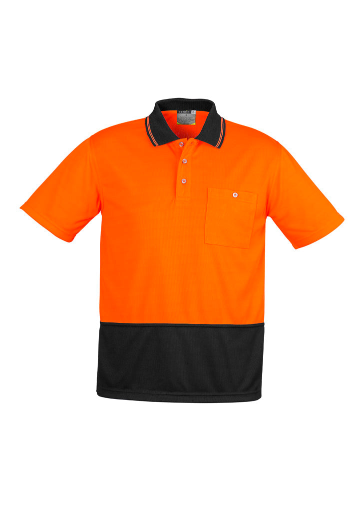 SYZMIK Unisex Hi Vis Basic Short Sleeve Polo ZH231