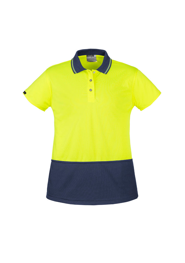 SYZMIK Womens Hi Vis Basic Short Sleeve Polo ZH731