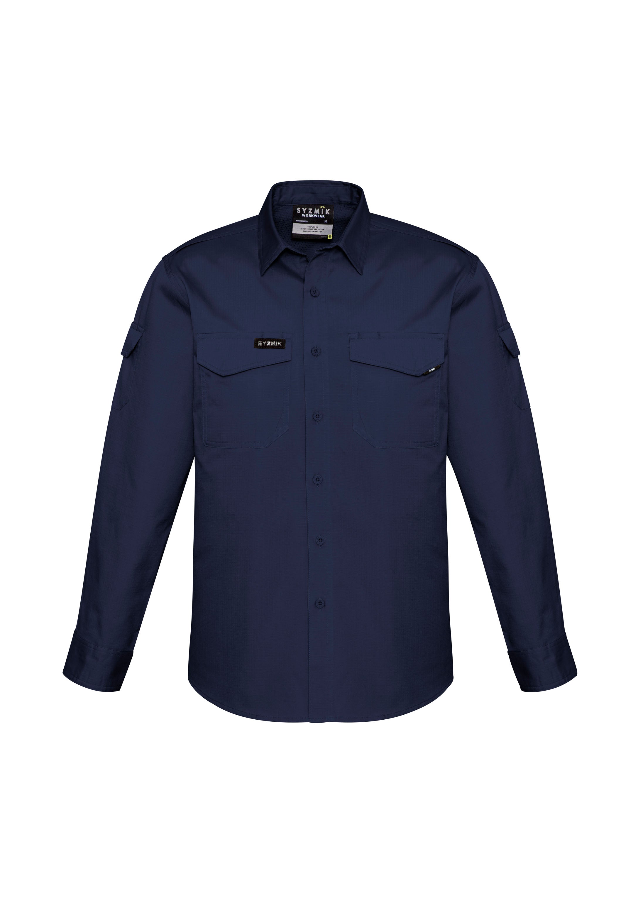 SYZMIK Mens Rugged Cooling Long Sleeve Shirt ZW400
